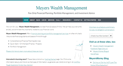 Desktop Screenshot of meyersmoney.com