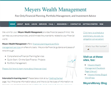 Tablet Screenshot of meyersmoney.com